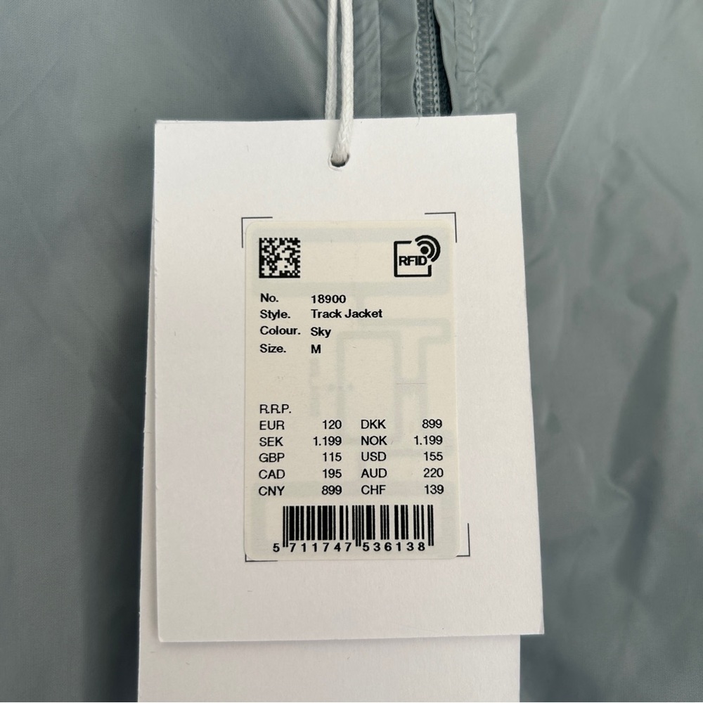 NWT [Rains] Unisex Track Jacket - Sky - Picture 12 of 12